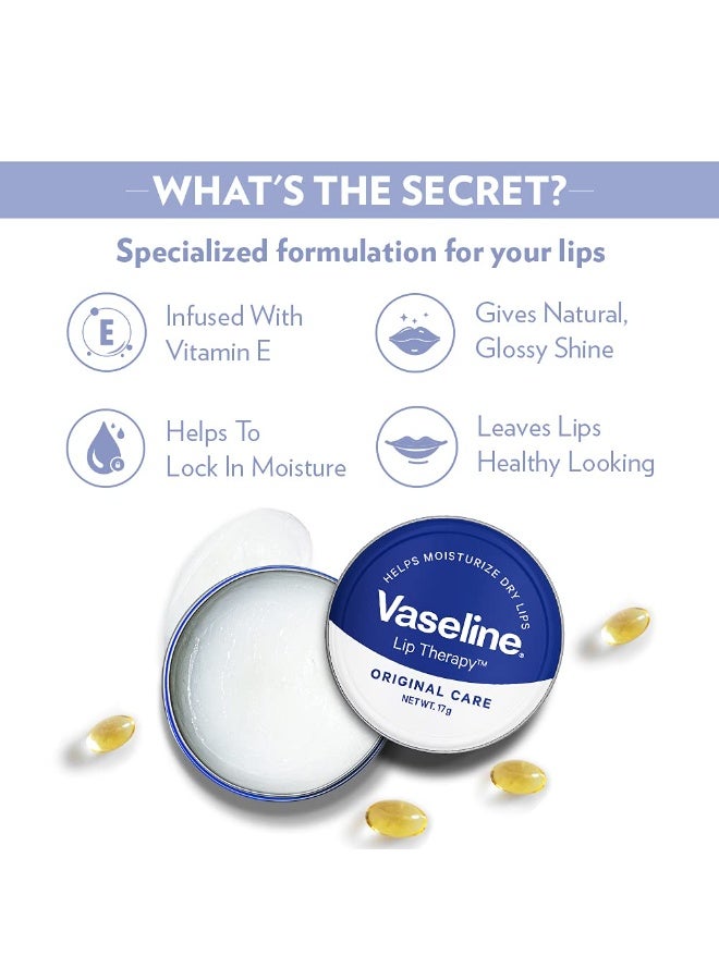 فازلين مرطب شفاه فازلين الأصلي، 17 غرام + سيروم فازلين المرطب بعمق، 400 مل - Image 3